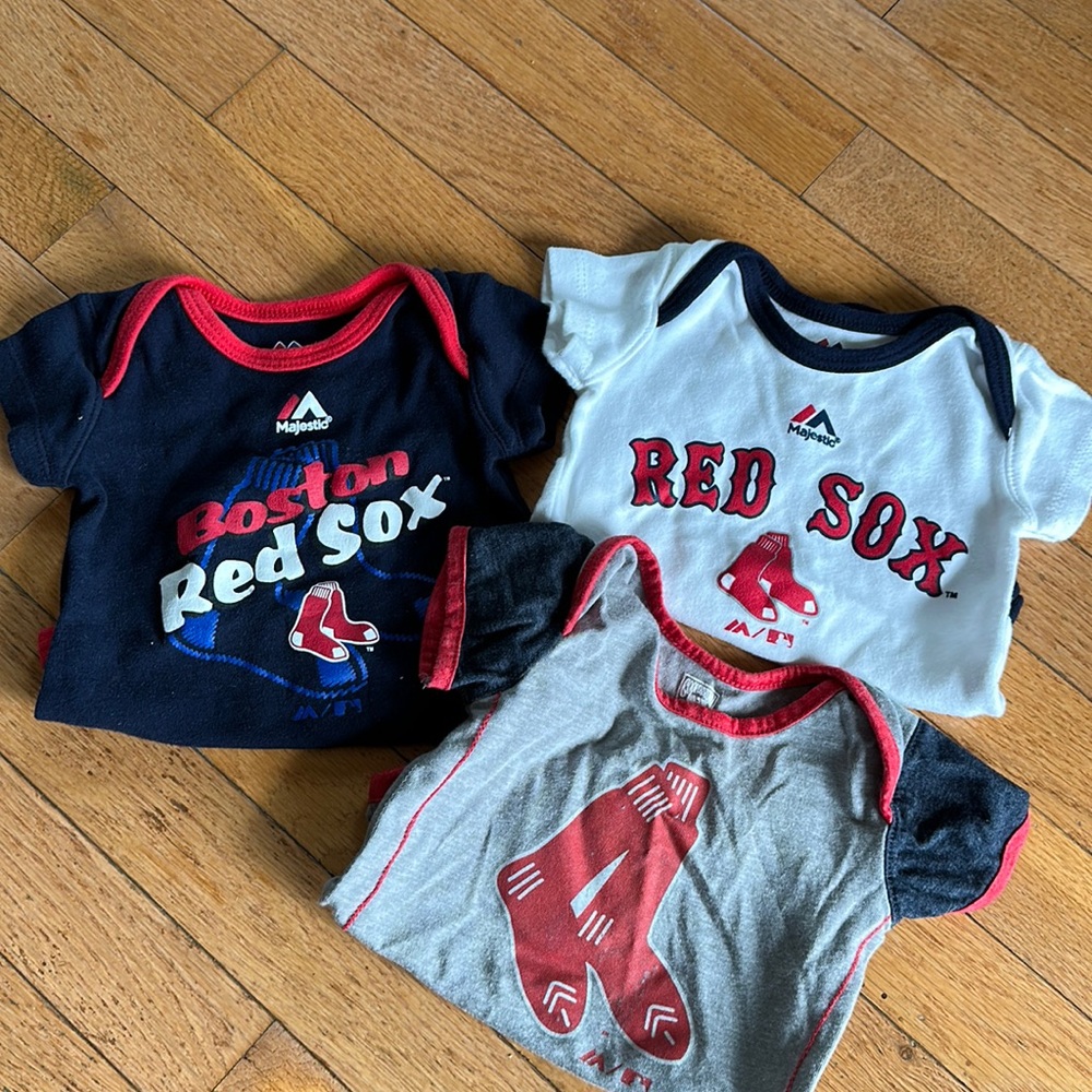 Red Sox onesies 3